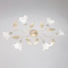 Lampe en verre et métal de fabrication italienne pour un mobilier élégant – Sirio Viadurini