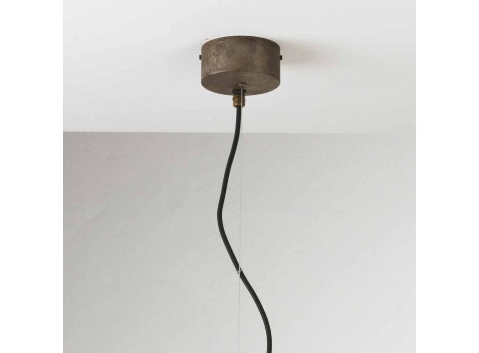 Lampe industrielle en suspension de fer Loft Médias Il Fanale Viadurini