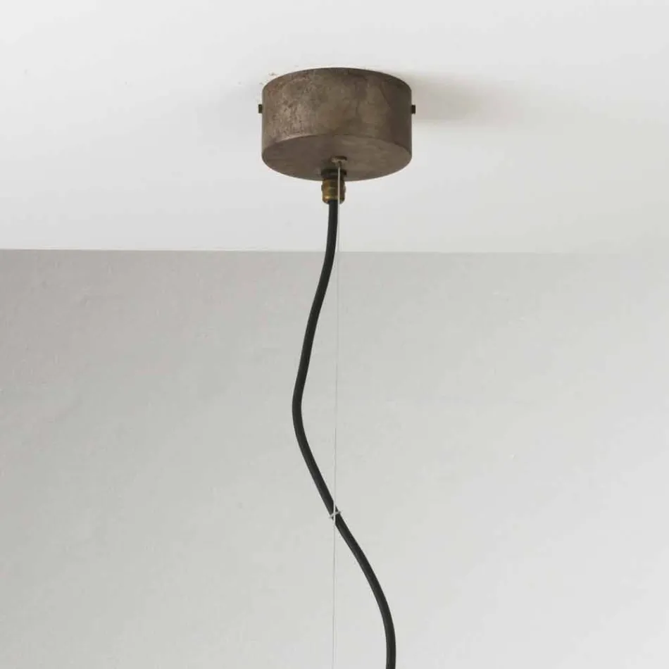 Lampe industrielle en suspension de fer Loft Médias Il Fanale Viadurini