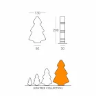 Lampe de table / lampadaire intérieur Slide Lightree Sapin de Noël fabriqué en Italie Viadurini