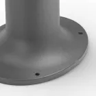 Lampe de jardin à LED en fonte grise ou marron - Bitta par Il Fanale Viadurini