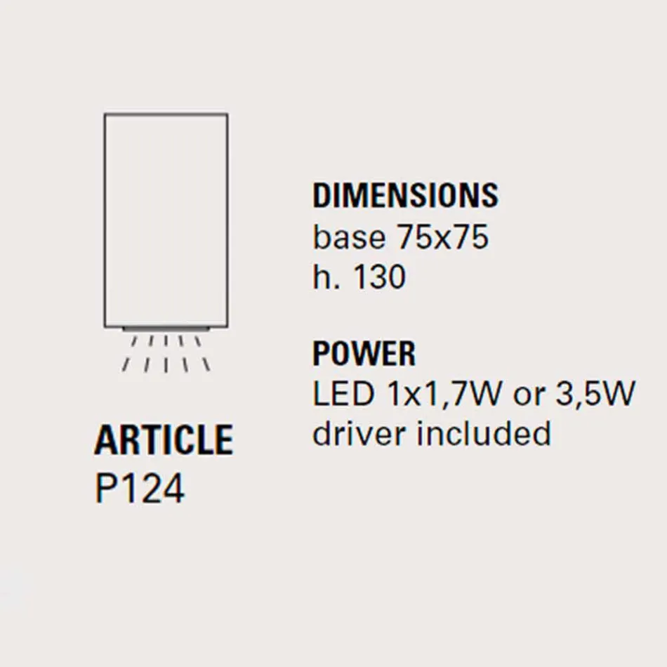 Plafonnier exterieur LED en terre cuite, Smith - Toscot Viadurini