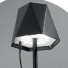 Lampe de Table Led pour Extérieur Tactile en Métal et Recharge USB - Villard Viadurini