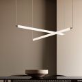 Lampe LED moderne en verre côtelé au design exclusif, fabriquée en Italie - Lys