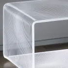 Lampe Led Lumineux Transparent Acrylique Table Basse Décor Laser - Robiola Viadurini