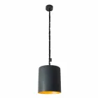 Lampe à suspension moderne In-es.artdesign Bin Resin blackboard Viadurini
