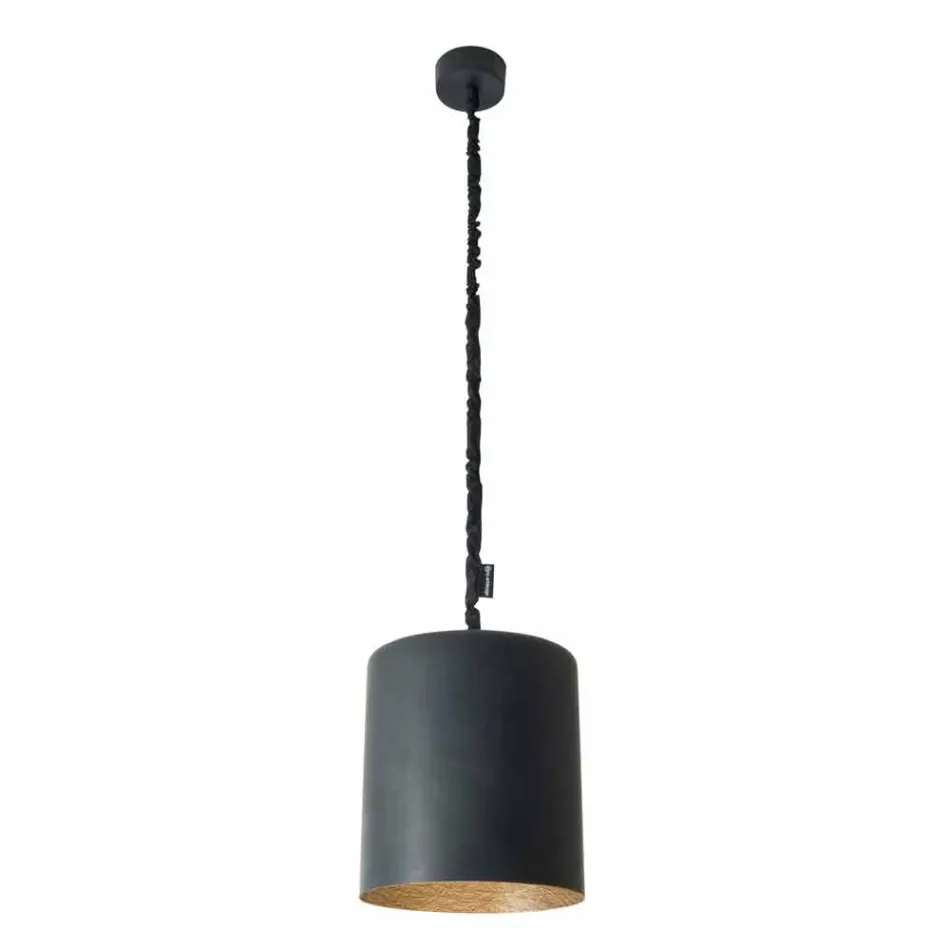 Lampe à suspension moderne In-es.artdesign Bin Resin blackboard Viadurini