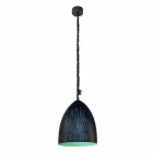 Lampe à suspension moderne In-es.artdesign Flower S Resin tableau noir Viadurini