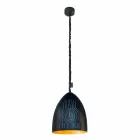 Lampe à suspension moderne In-es.artdesign Flower S Resin tableau noir Viadurini