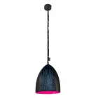 Lampe à suspension moderne In-es.artdesign Flower S Resin tableau noir Viadurini