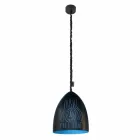 Lampe à suspension moderne In-es.artdesign Flower S Resin tableau noir Viadurini