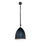 Lampe à suspension moderne In-es.artdesign Flower S Resin tableau noir Viadurini