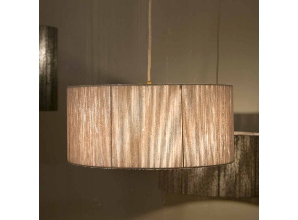 Lampe à suspension moderne en laine fabriquée en Italie Evita Viadurini