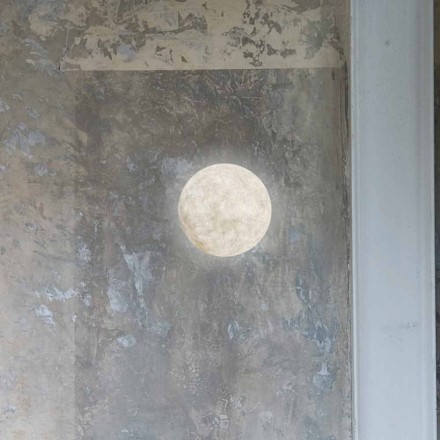Applique moderne In-es.artdesign A. Moon en nébulite Viadurini