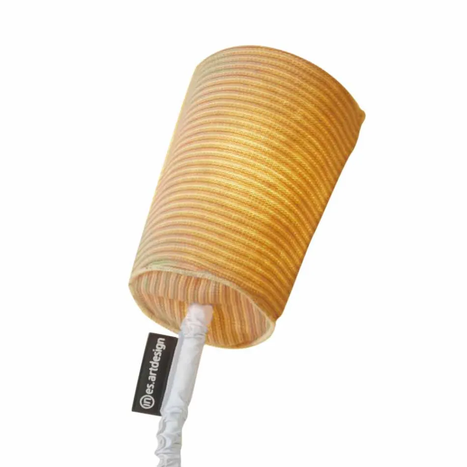 Lampe de table moderne In-es.artdesign Paint T Stripe en laine Viadurini