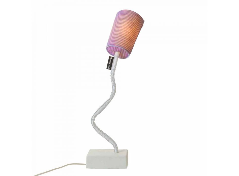 Lampe de table moderne In-es.artdesign Paint T Stripe en laine Viadurini