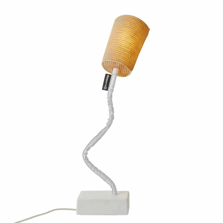 Lampe de table moderne In-es.artdesign Paint T Stripe en laine Viadurini