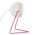 Lampe de table moderne In-es.artdesign Coton à la main T1 texture Viadurini