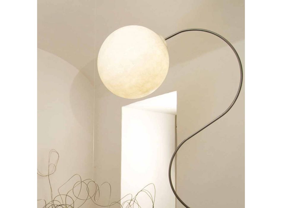 Lampadaire moderne blanc nébulite In-es.artdesign Luna H210cm Viadurini