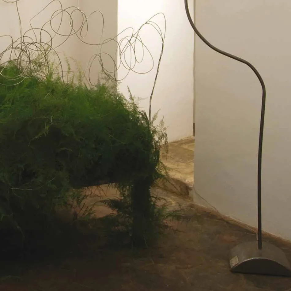 Lampadaire moderne blanc nébulite In-es.artdesign Luna H210cm Viadurini