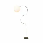 Lampadaire moderne blanc nébulite In-es.artdesign Luna H210cm Viadurini
