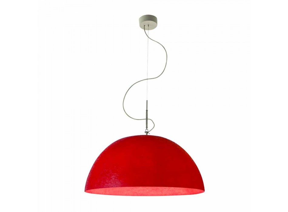 Lampe moderne In-es.artdesign Mezza Luna Suspendu nébulite Viadurini