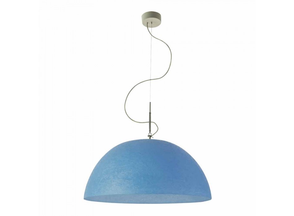 Lampe moderne In-es.artdesign Mezza Luna Suspendu nébulite Viadurini