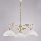 Lampe moderne en verre et métal fabriquée en Italie, idéale pour toutes les pièces - Carina Viadurini