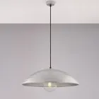 Lampe moderne en verre et métal fabriquée en Italie, idéale pour toutes les pièces - Cygnus Viadurini