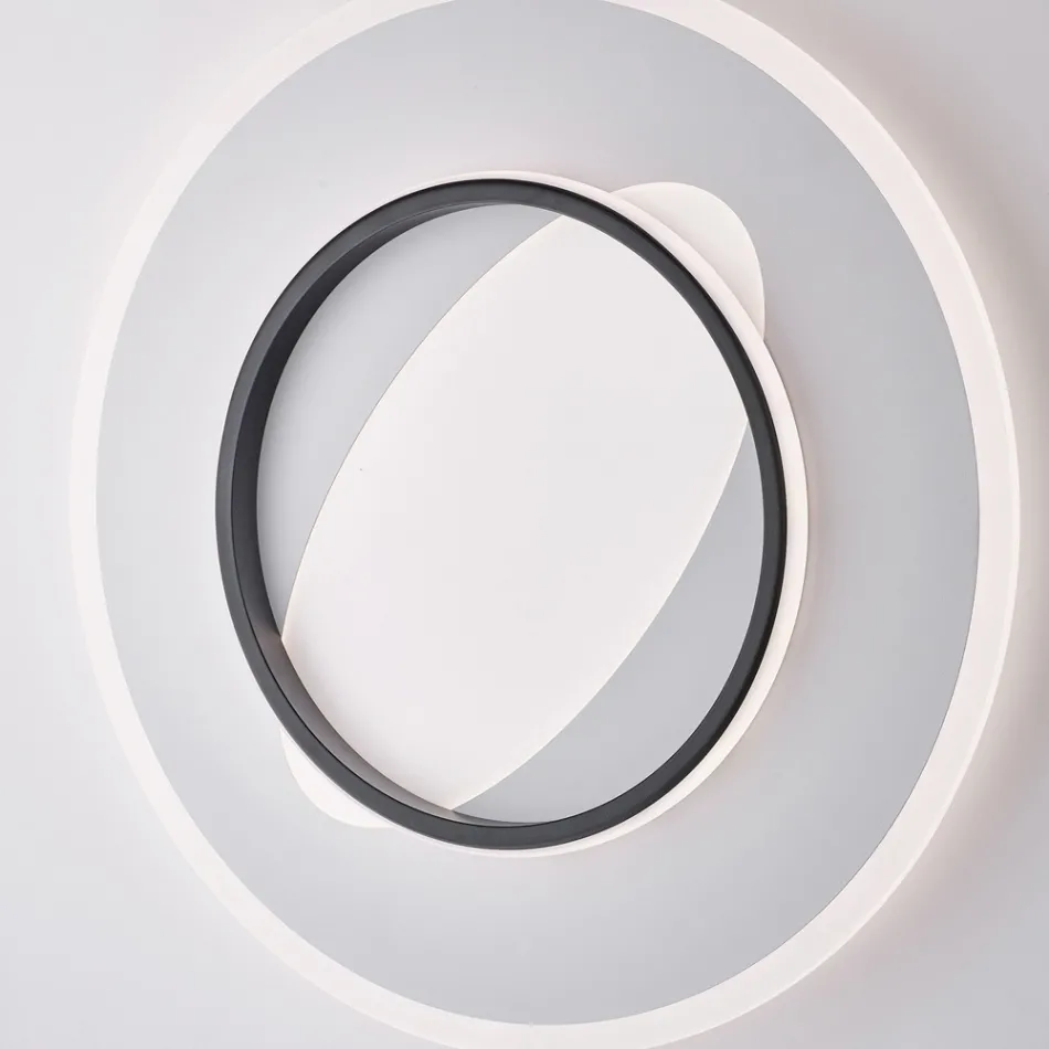 Lampe moderne en verre et métal fabriquée en Italie, idéale pour toutes les pièces - Pavo Viadurini