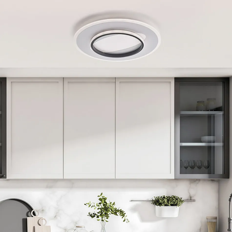 Lampe moderne en verre et métal fabriquée en Italie, idéale pour toutes les pièces - Pavo Viadurini