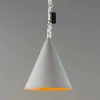 Lampe à suspension moderne In-es.artdesign Jazz Ciment de finition en ciment Viadurini
