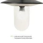 Lampe d'extérieur en aluminium gris anthracite Made in Italy - Belen Viadurini