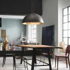 Pendentif rustique lampe Ø80 cm Galileo Il Fanale Viadurini