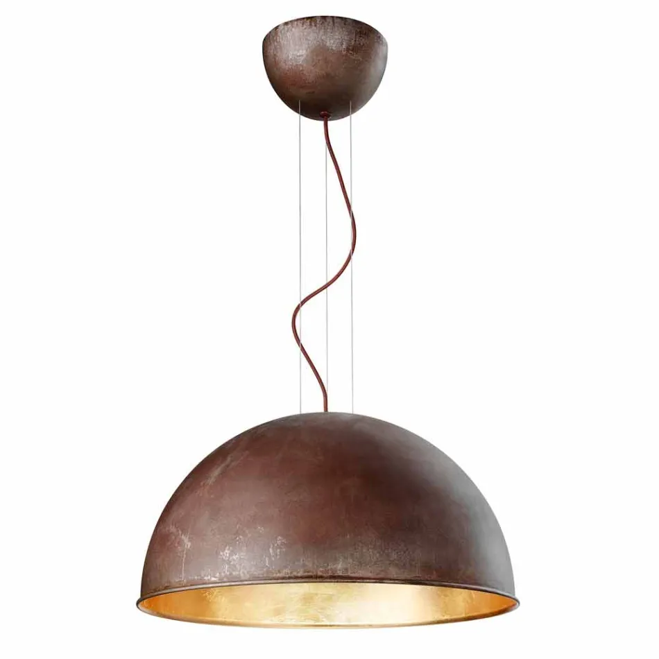 Pendentif rustique lampe Ø80 cm Galileo Il Fanale Viadurini