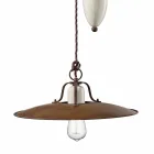 artisanat et descendre en céramique de la lampe et le métal Kristen Ferroluce Viadurini