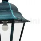 Lampe à suspension d'extérieur en aluminium et verre Made in Italy - Bonaria Viadurini