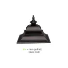 Lampe à suspension d'extérieur en aluminium et verre Made in Italy - Bonaria Viadurini