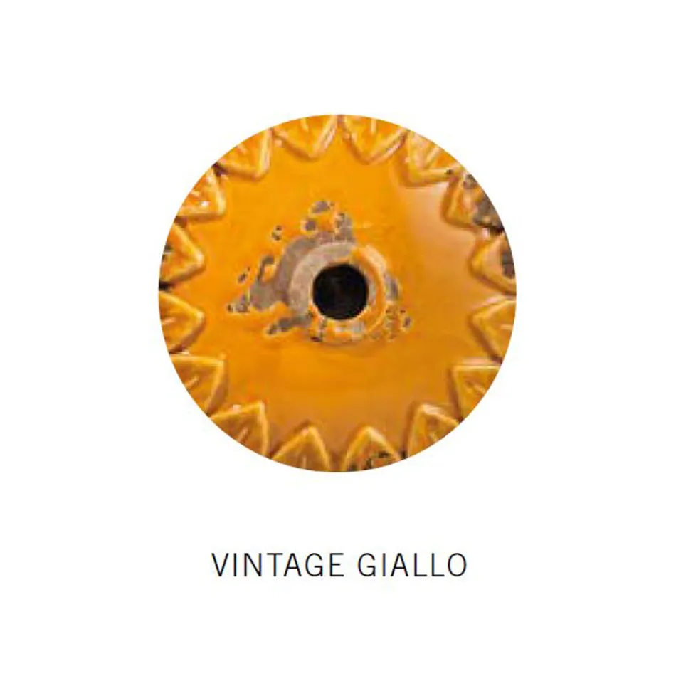 Lampe à Suspension Industrielle Faite à la Main en Fer et Céramique - Industriel Viadurini