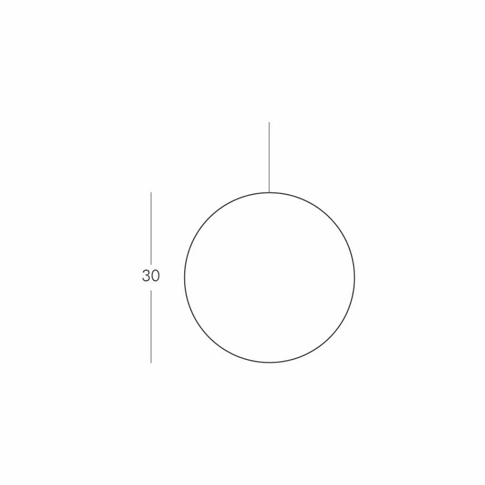 Suspension minérale Slide en polyéthylène fabriquée en Italie Viadurini