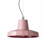 Lampe à suspension de 30 cm en laiton et majolique de Toscane, Rossi Toscot Viadurini