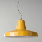 Suspension 42 cm en laiton et majoliques toscanes Rossi - Toscane Viadurini