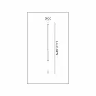 Lampe Suspendue avec 1, 3 ou 6 Lumières en Laiton Design Moderne - Typha par Il Fanale Viadurini