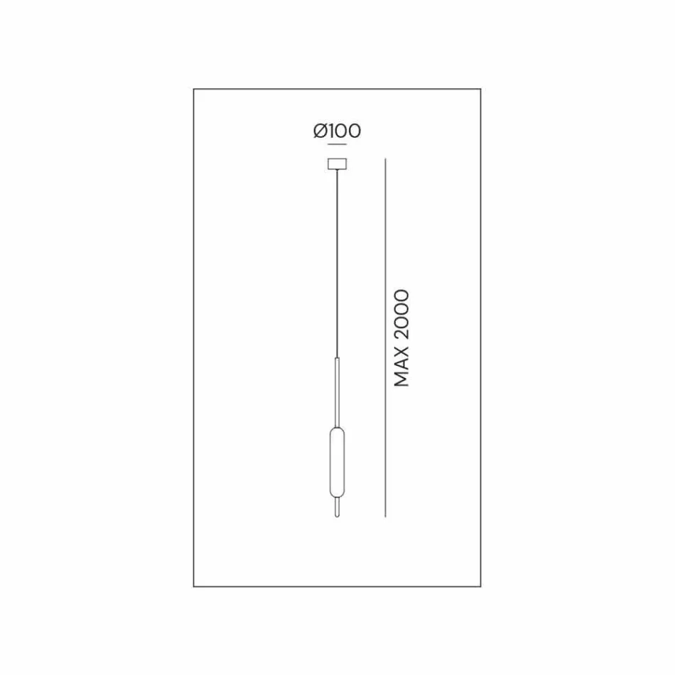 Lampe Suspendue avec 1, 3 ou 6 Lumières en Laiton Design Moderne - Typha par Il Fanale Viadurini