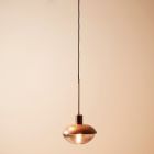 Lampe à Suspension LED Style Vintage en Laiton et Verre Fabriquée en Italie - Birgo Viadurini