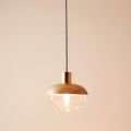 Lampe à Suspension LED Style Vintage en Laiton et Verre Fabriquée en Italie - Birgo