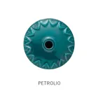 Lampe à Suspension Céramique Artisanale et Laiton Antique Vintage - Couleurs Viadurini