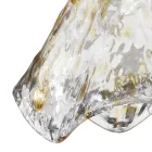 Lampe Suspendue Artisanale en Verre Vénitien Soufflé 35 46 cm - Mary Viadurini