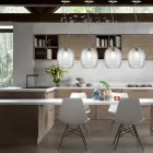 Lampe Suspendue Artisanale en Verre Vénitien Soufflé - Cloe Balloton Viadurini