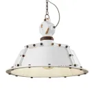 Suspension artisanale industrielle en fer et céramique - Industriel Viadurini